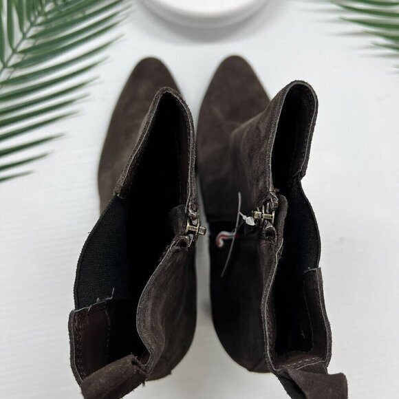 Blondo Women's Brown Kamila Suede Waterproof Heeled Ankle Boots Size 11M - Picture 6 of 12